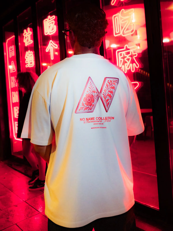 NO NAME RED CLUB T-SHIRT | WHITE