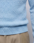 FLUFFY WOOL JUMPER | PASTEL BLUE