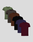 BASIC SLIM-FIT T-SHIRT 6-BUNDLE