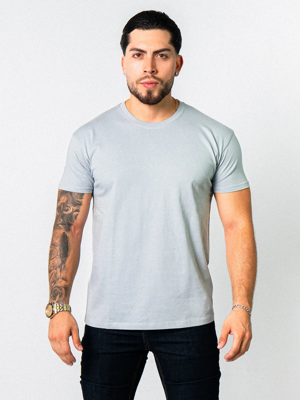 BASIC SLIM-FIT T-SHIRT | PURE GREY