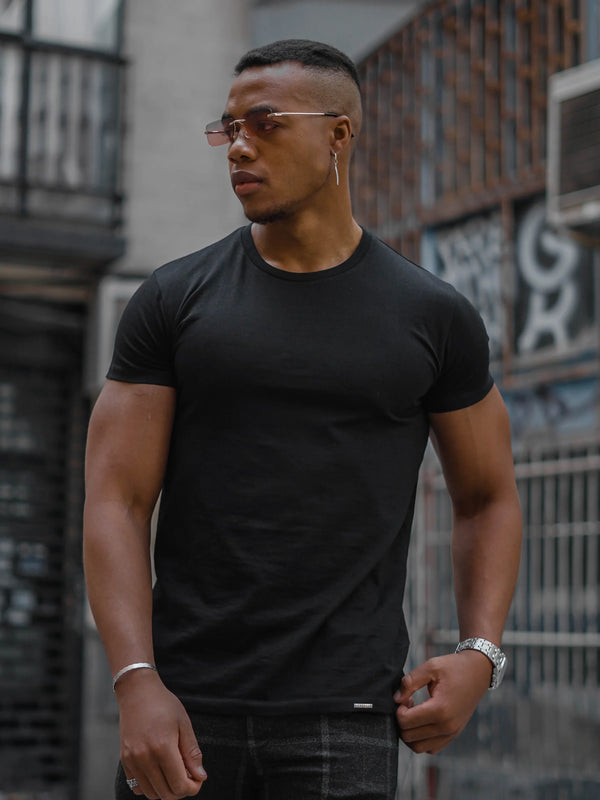 BASIC SLIM-FIT T-SHIRT 3-BUNDLE