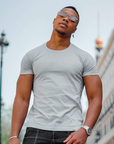 BASIC SLIM-FIT T-SHIRT | PURE GREY