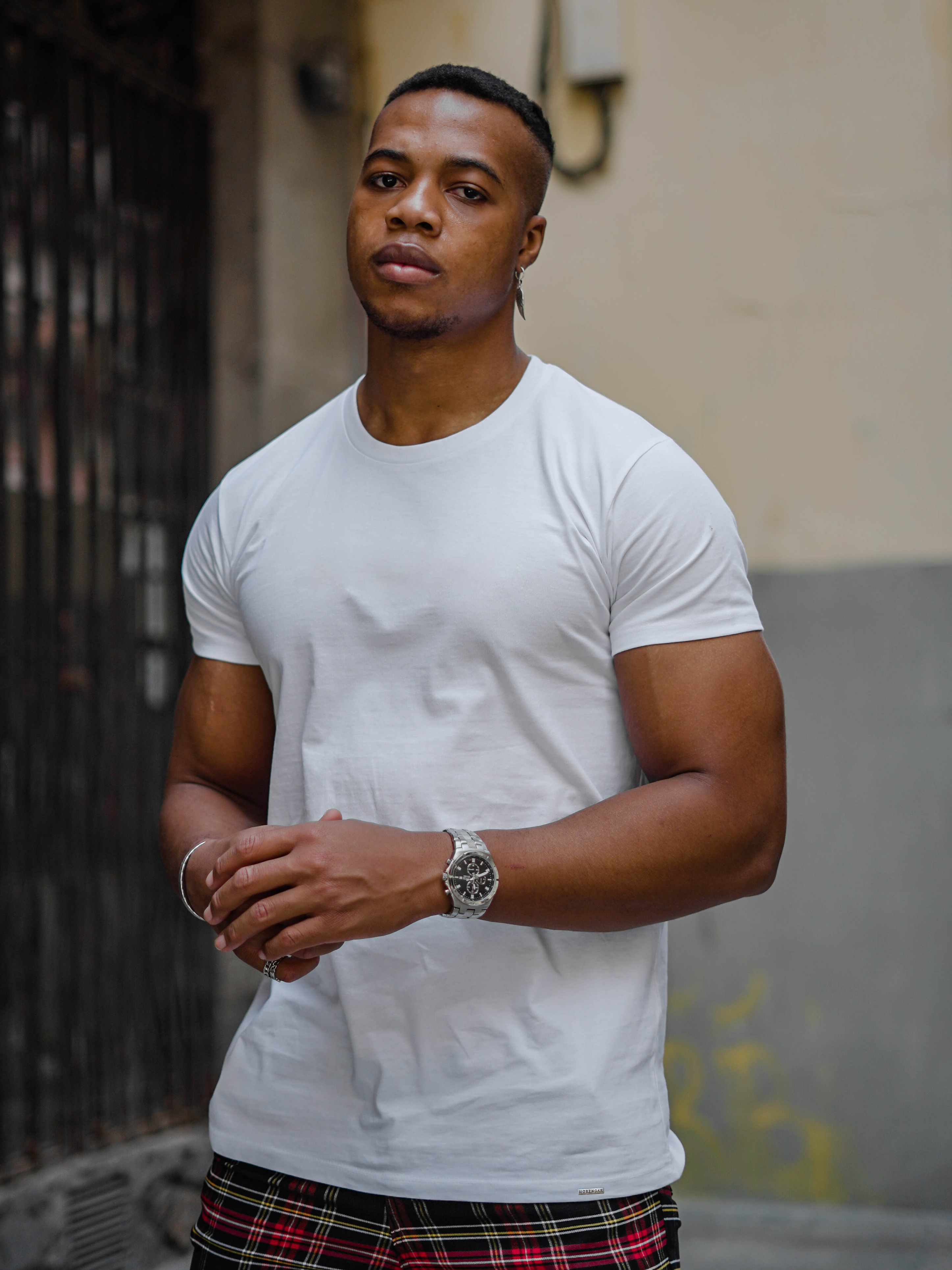 BASIC SLIM-FIT T-SHIRT | WHITE