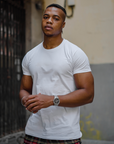 BASIC SLIM-FIT T-SHIRT | WHITE