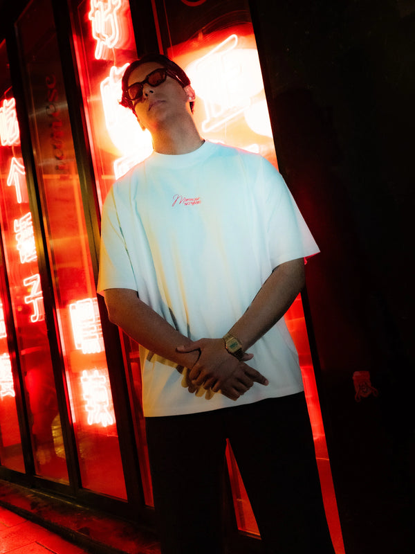 NO NAME RED CLUB T-SHIRT | WHITE