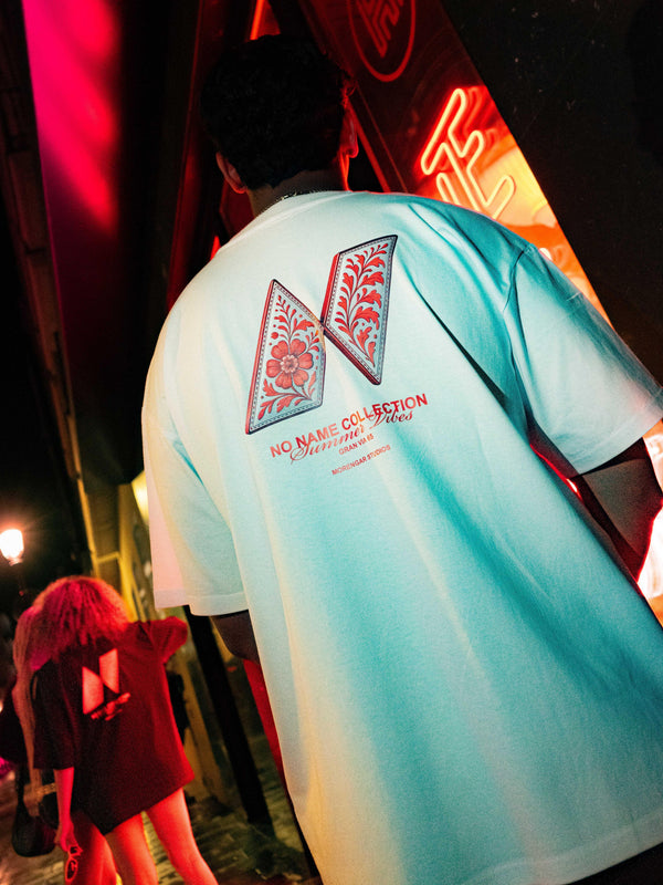 NO NAME RED CLUB T-SHIRT | BLACK