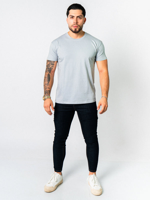 BASIC SLIM-FIT T-SHIRT | PURE GREY