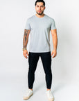 BASIC SLIM-FIT T-SHIRT | PURE GREY