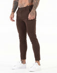 ENZO TROUSER | BROWN