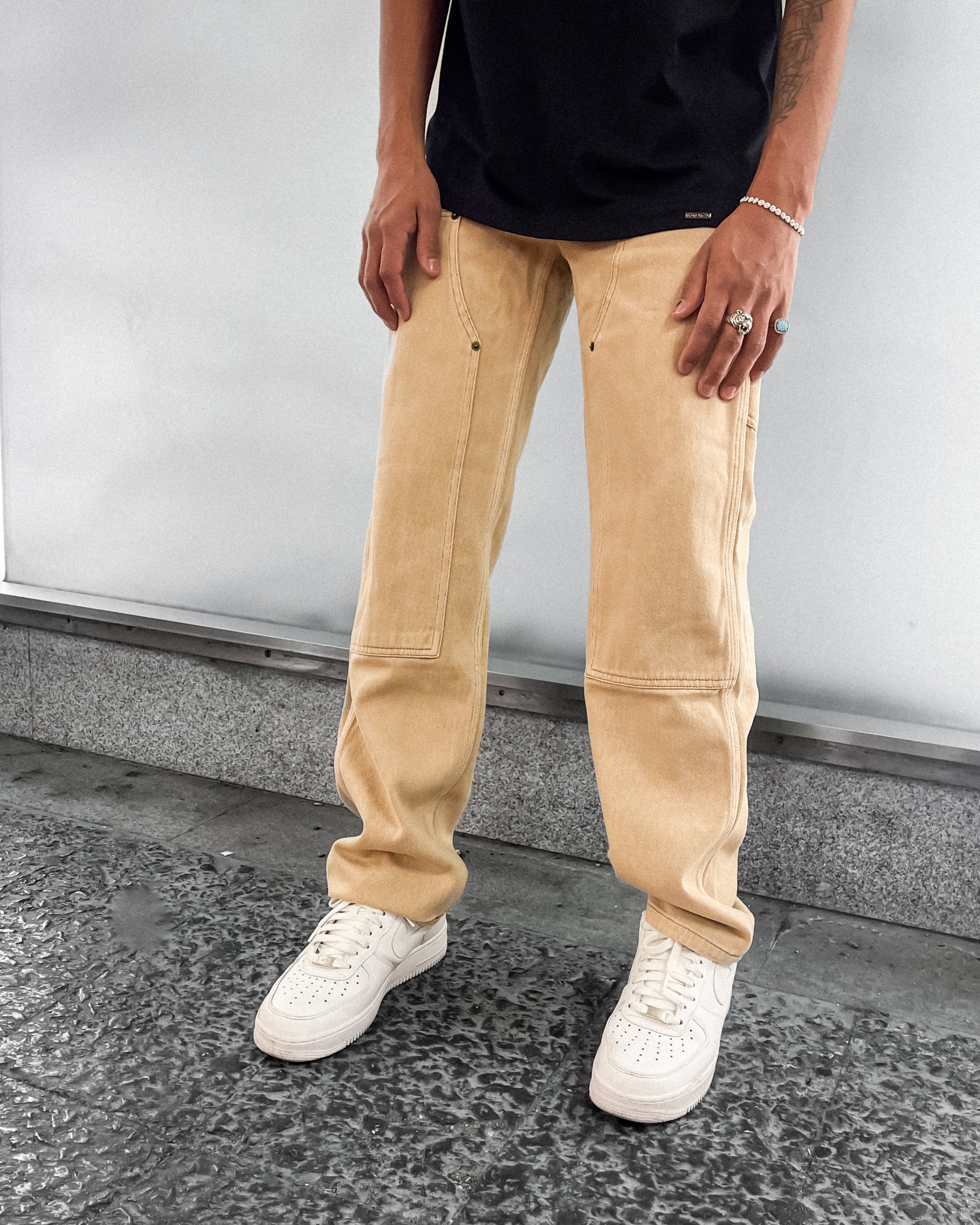 CARPENTER JEANS RELAXED FIT | BEIGE