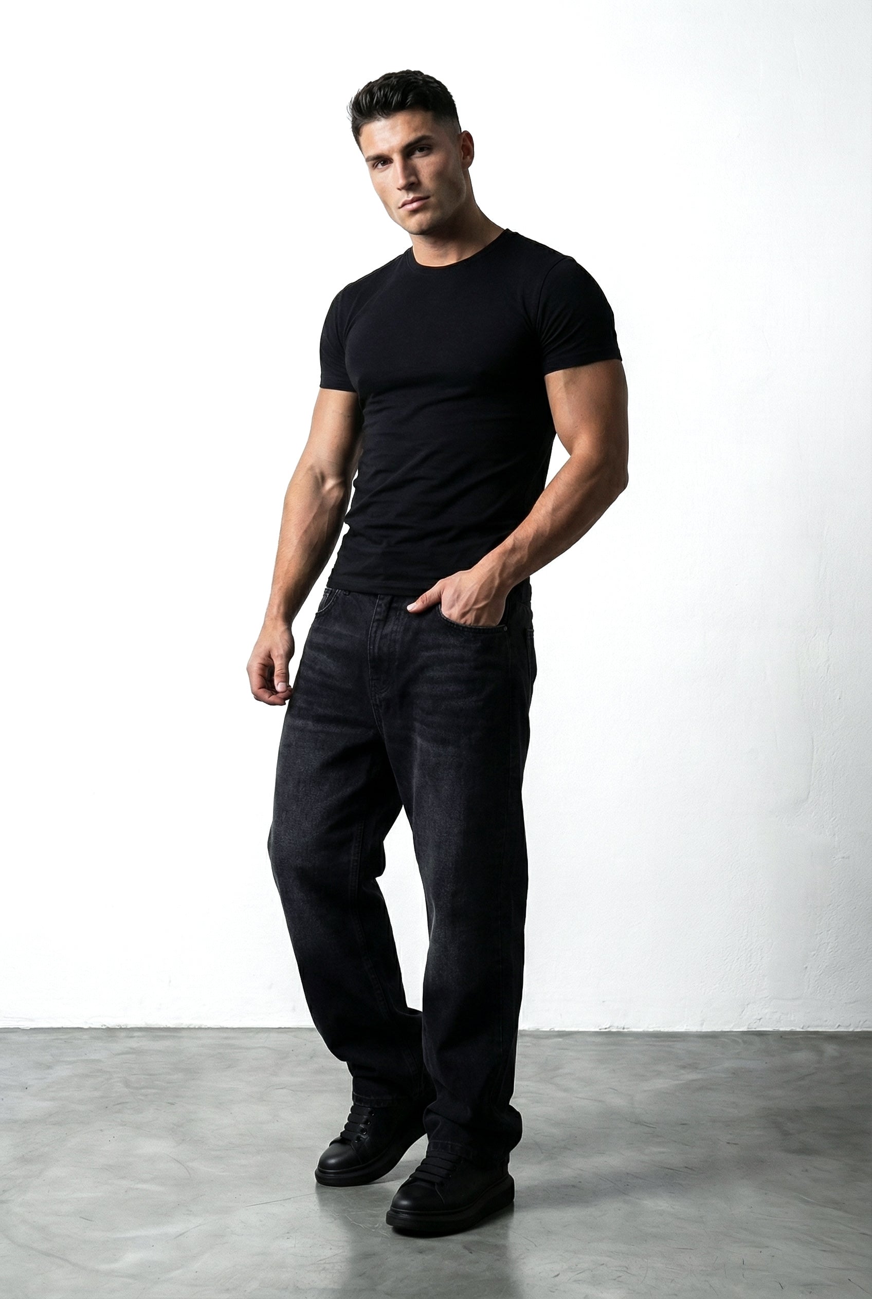 BAGGY JEANS | BLACK