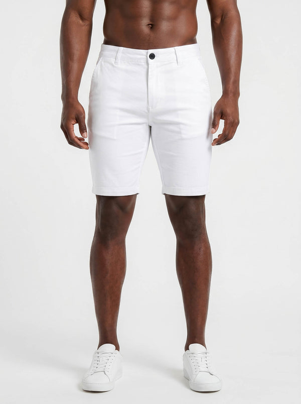 ENZO SHORTS | WHITE