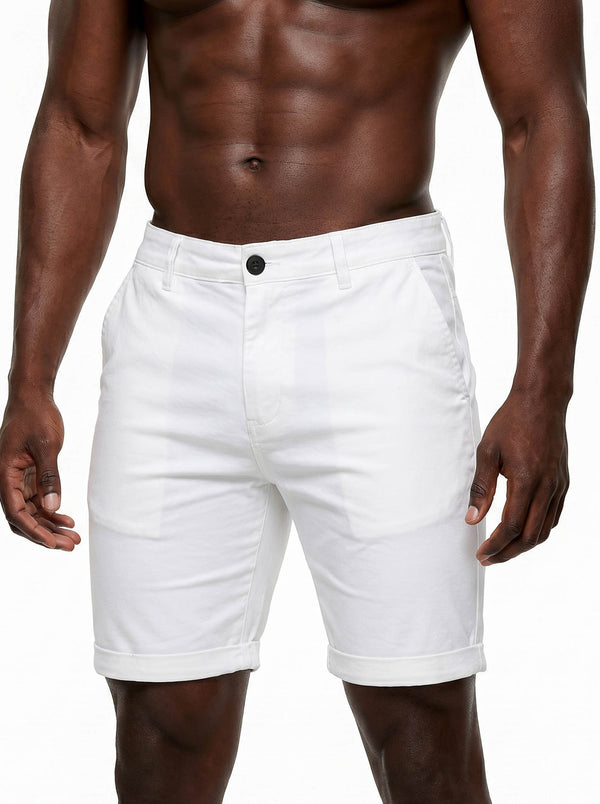 ENZO SHORTS | WHITE