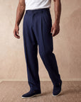 BAGGY TROUSER | NAVY