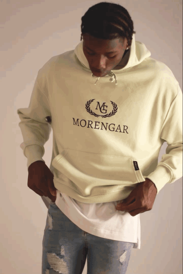 URSPRÜNGLICHER LOGO-HOODIE | HELL LIMETTENGRÜN 350-GSM