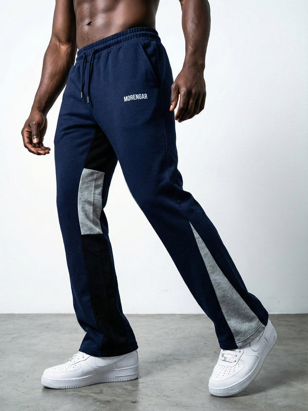 FLARED TRACKSUIT PANTS | BLUE