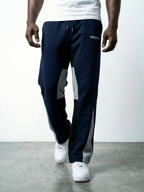 FLARED TRACKSUIT PANTS | BLUE