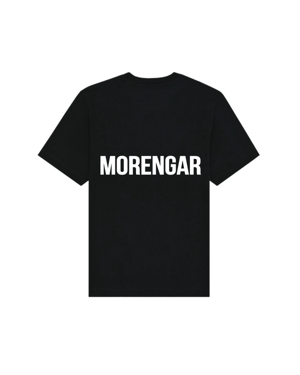 MORENGAR BRAND T-SHIRT | BLACK 240-GSM