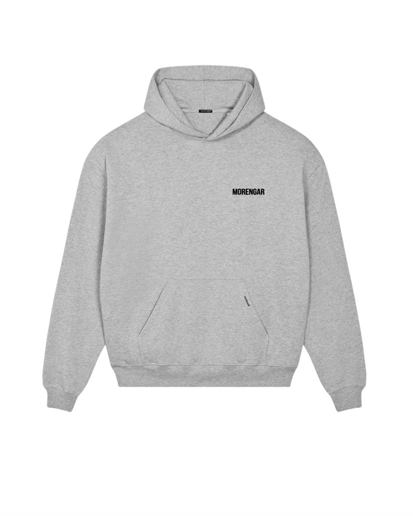 MORENGAR BRAND HOODIE | GREY  400 GSM