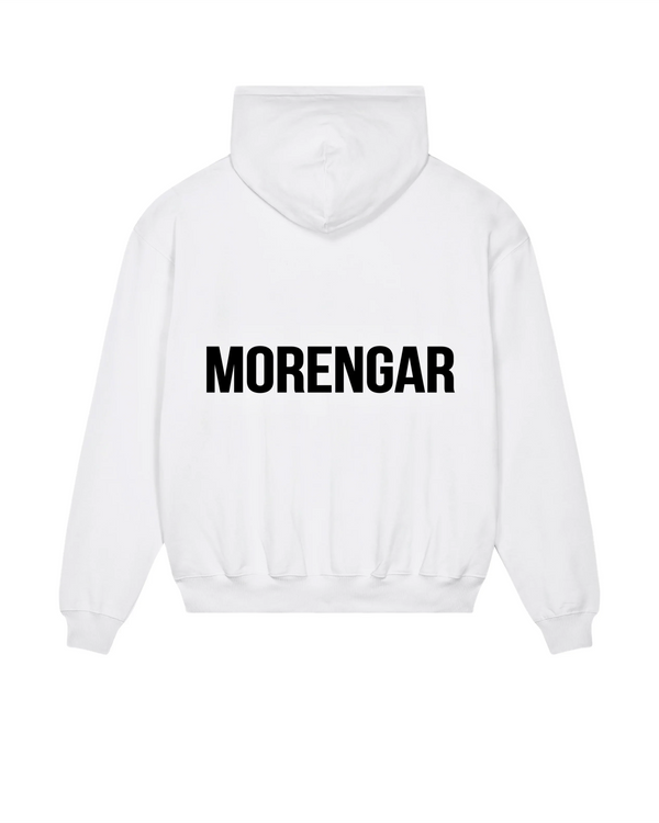 MORENGAR BRAND HOODIE | WHITE 400 GSM