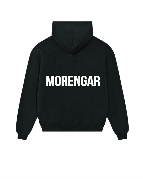 MORENGAR BRAND HOODIE | BLACK  400 GSM