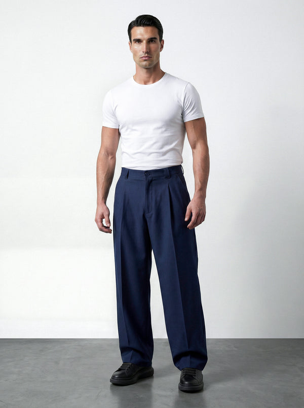 BAGGY TROUSER | NAVY