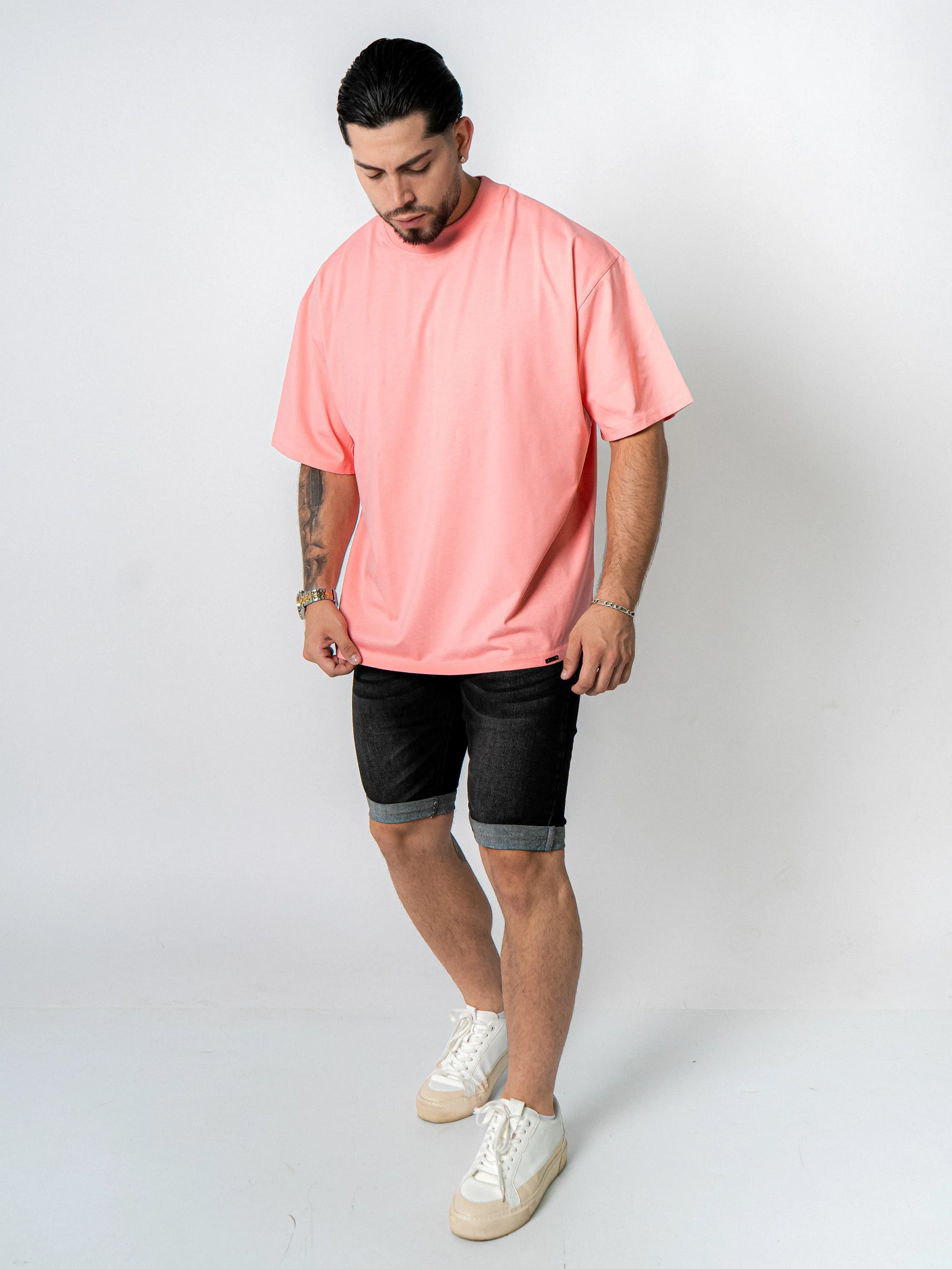 CLASSIC OVERSIZE T-SHIRT | PASTEL PINK