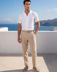 ROMA LINEN TOUCH SHIRT | WHITE