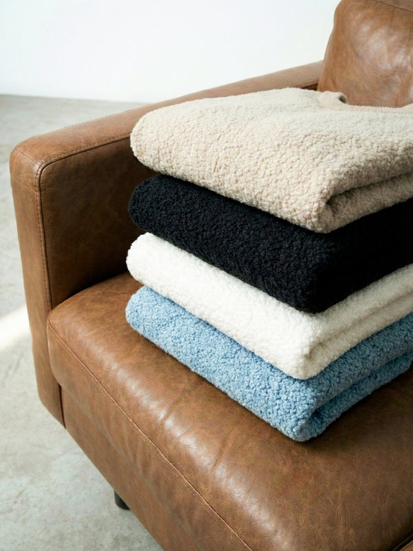 FLUFFY WOOL JUMPER | WHITE