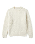 FLUFFY WOOL JUMPER | WHITE