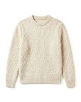 FLUFFY WOOL JUMPER | BEIGE