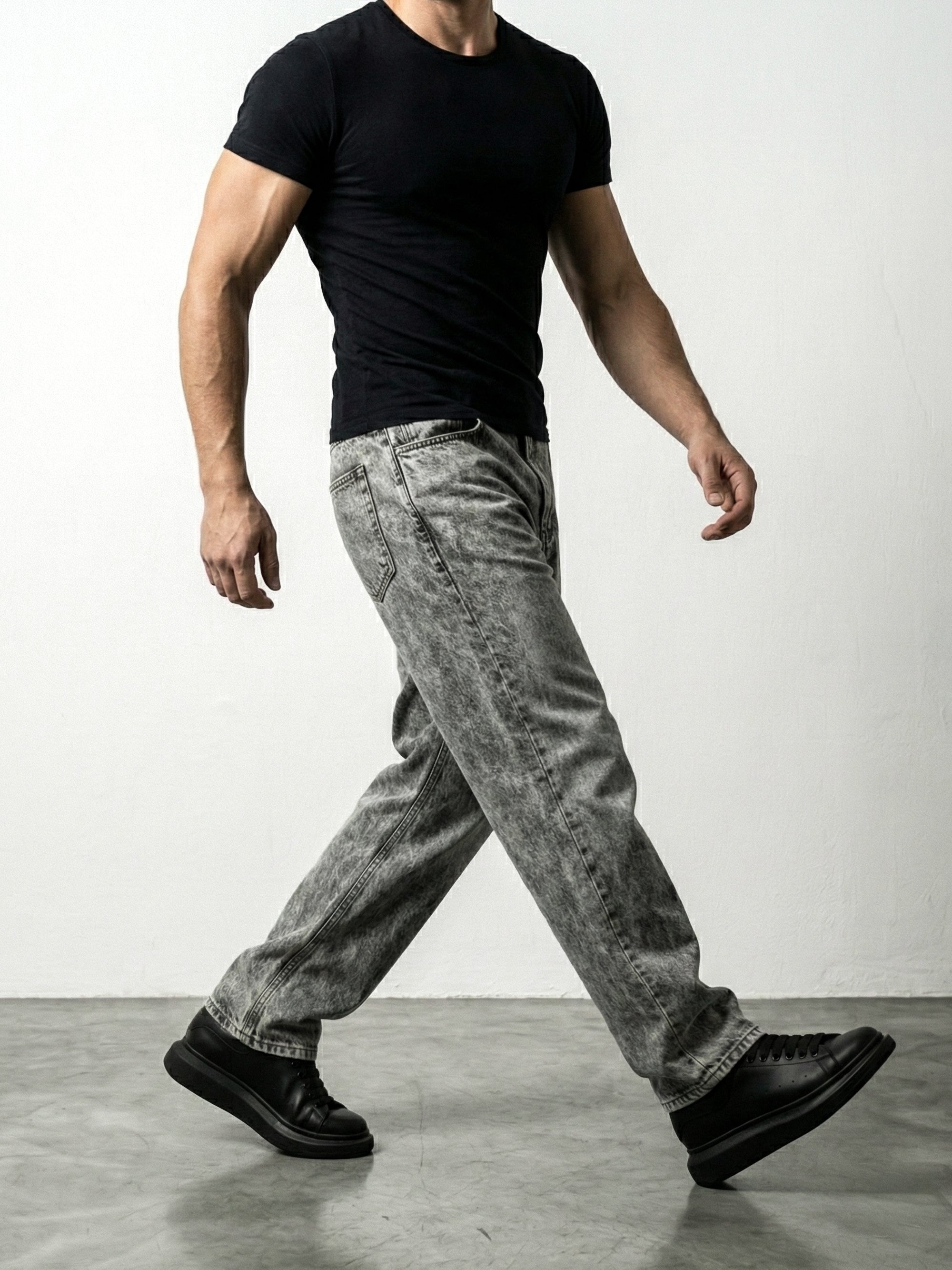 BAGGY JEANS | ACID GREY