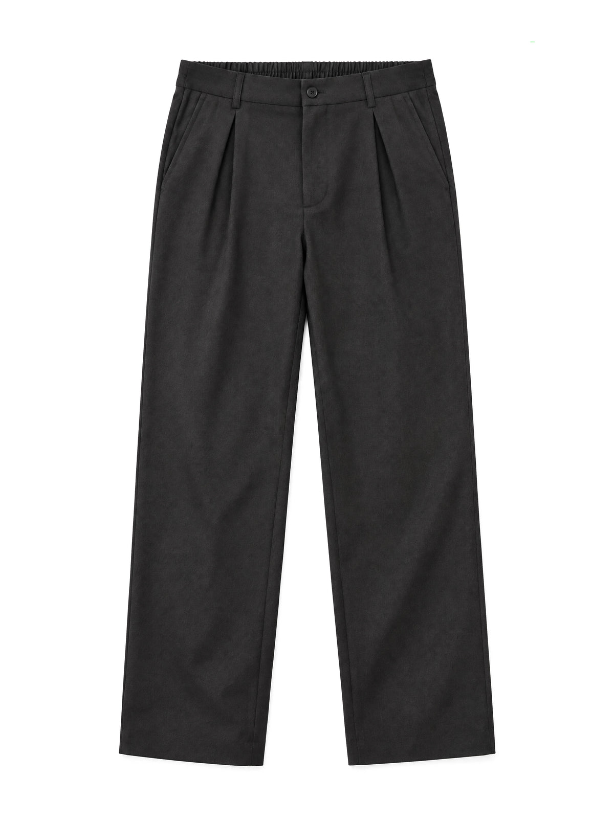 MILANO REVERSE-PLEAT TROUSERS | CHARCOAL BLACK