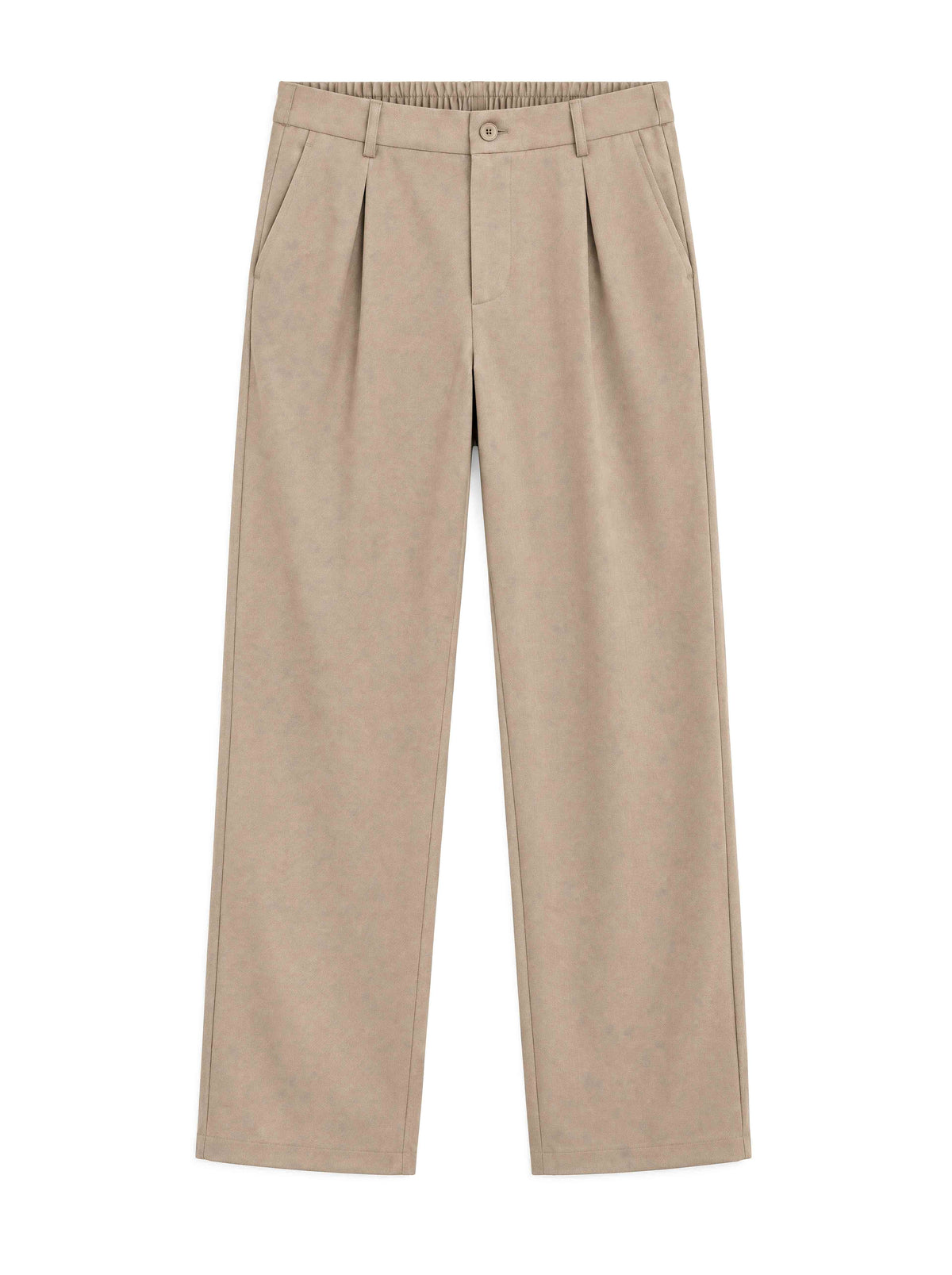 MILANO REVERSE-PLEAT TROUSERS | BEIGE