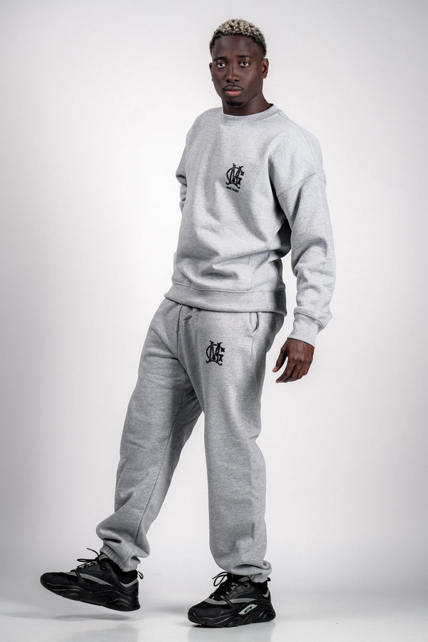 TRACKSUIT SET | MIXED GREY 450-GSM