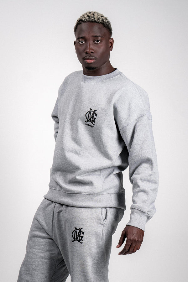 TRACKSUIT SET | MIXED GREY 450-GSM
