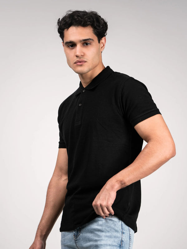 BASIC PIQUE POLO SHIRT 2-BUNDLE