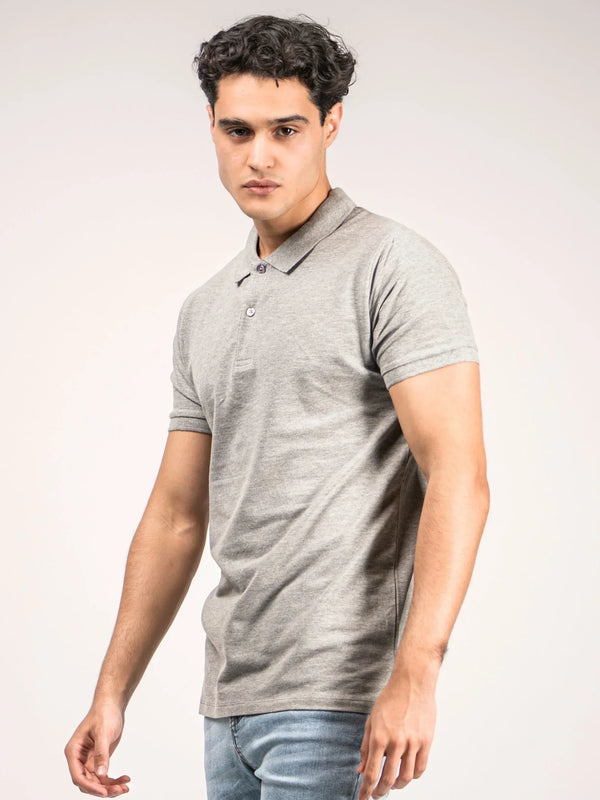 BASIC PIQUE POLO SHIRT 3-BUNDLE