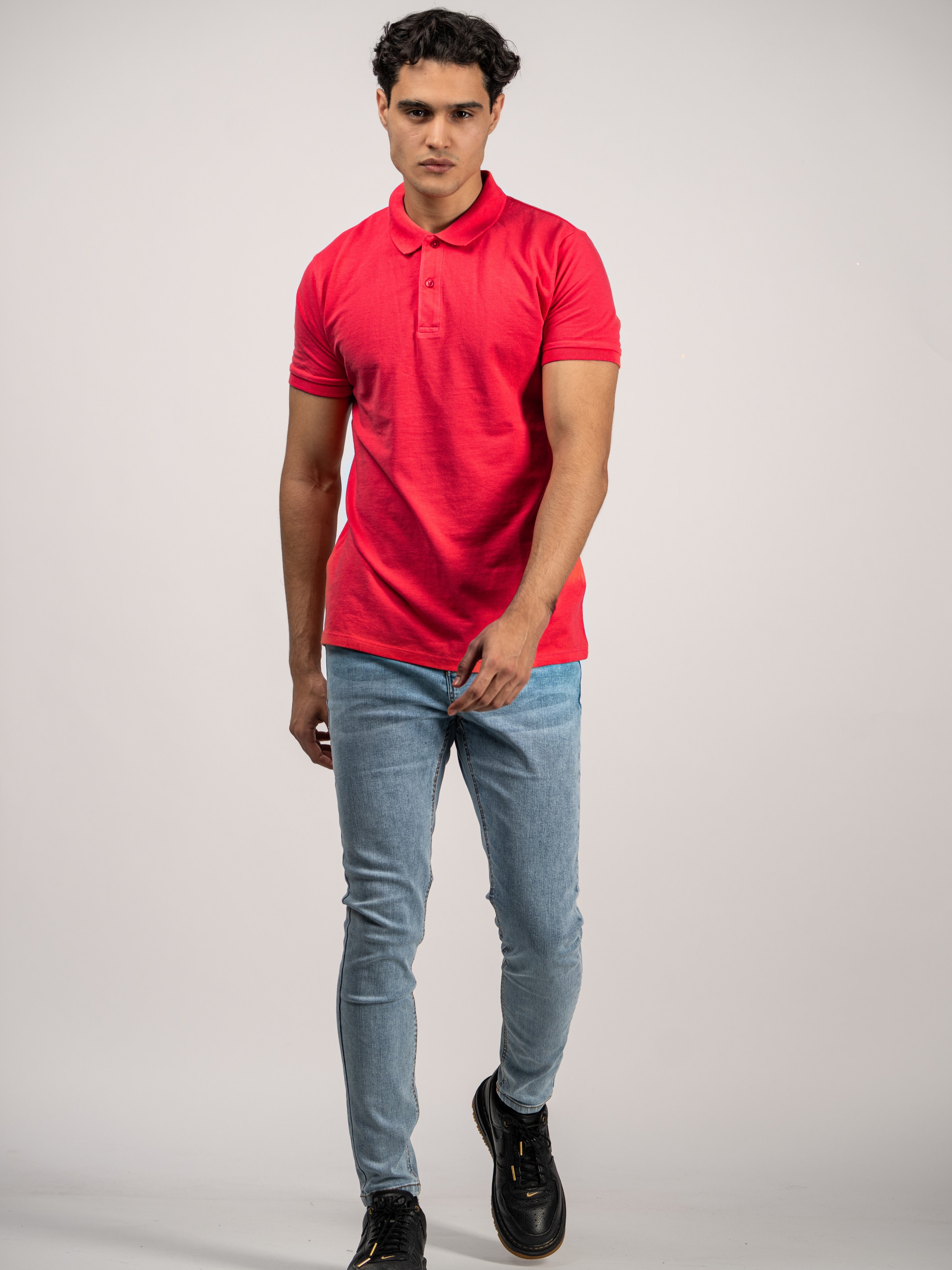 BASIC PIQUE POLO SHIRT 2-BUNDLE