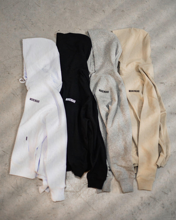MORENGAR BRAND HOODIE | BLACK  400 GSM