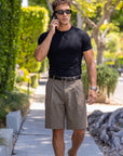 CAPRI SHORTS | TOASTED OLIVE