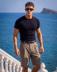 CAPRI SHORTS | TOASTED OLIVE