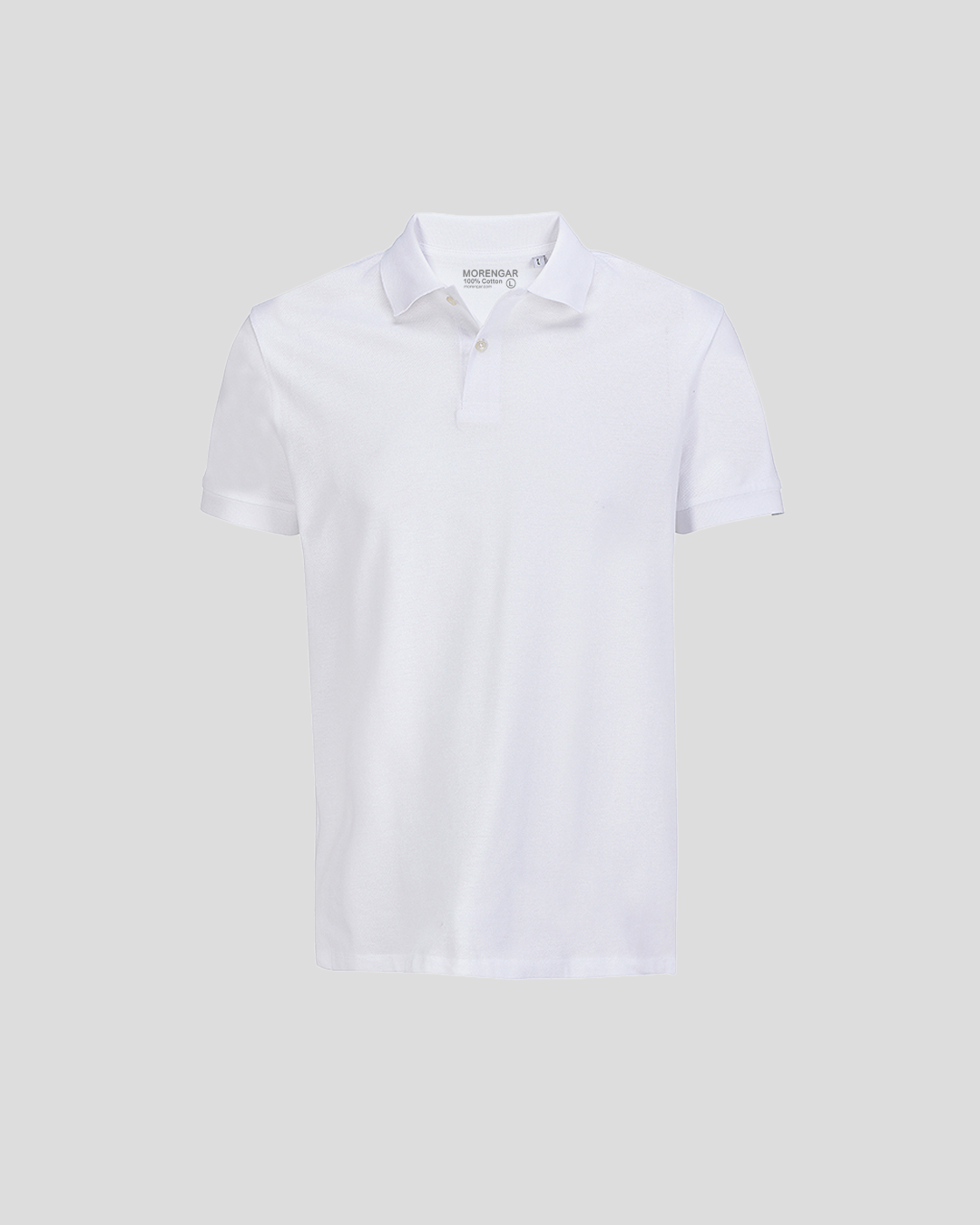 BASIC PIQUE POLO SHIRT | WHITE