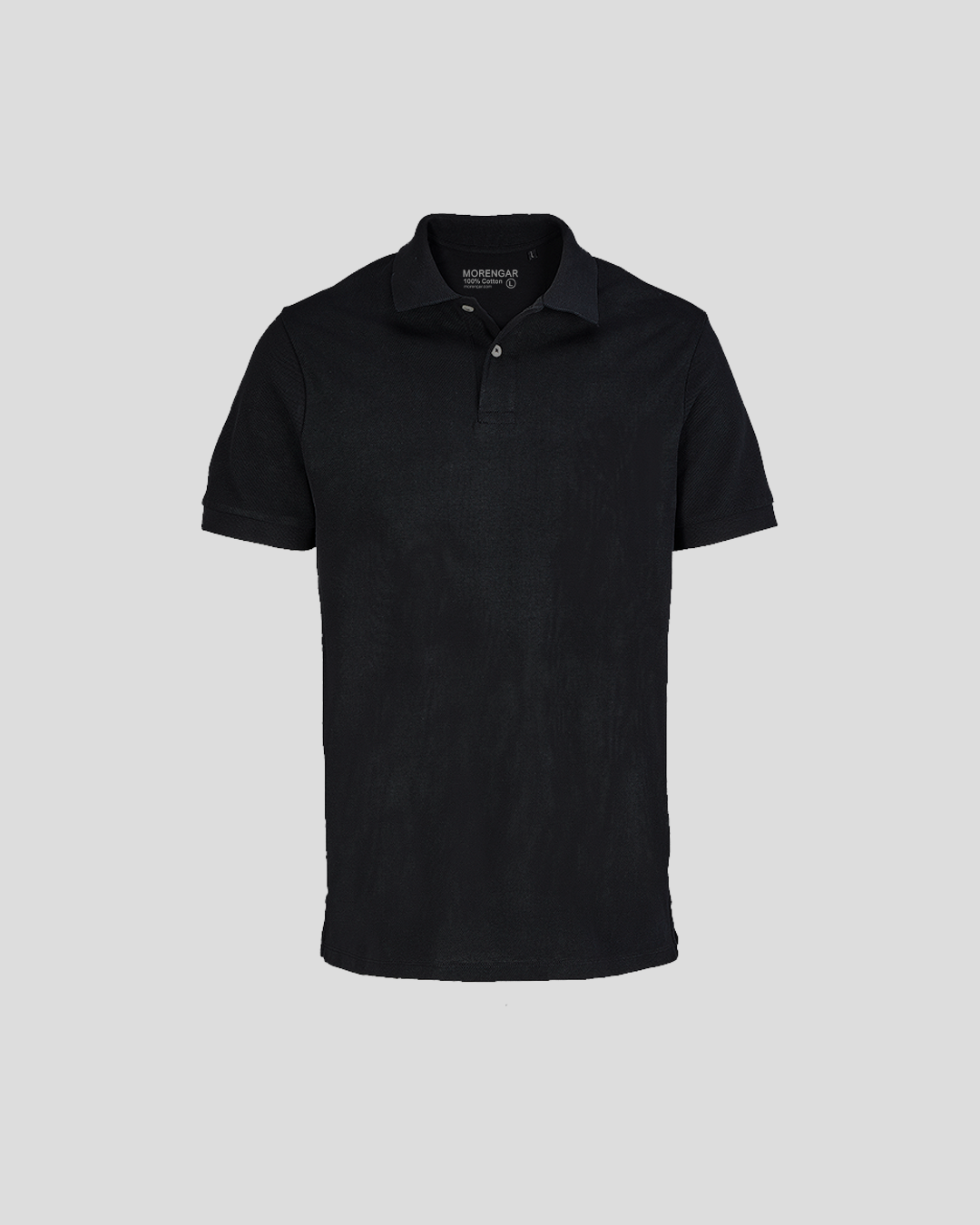 BASIC PIQUE POLO SHIRT | BLACK