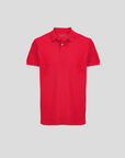 BASIC PIQUE POLO SHIRT | RED