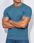 PREMIUM SLIM-FIT T-SHIRT | PETROL BLUE