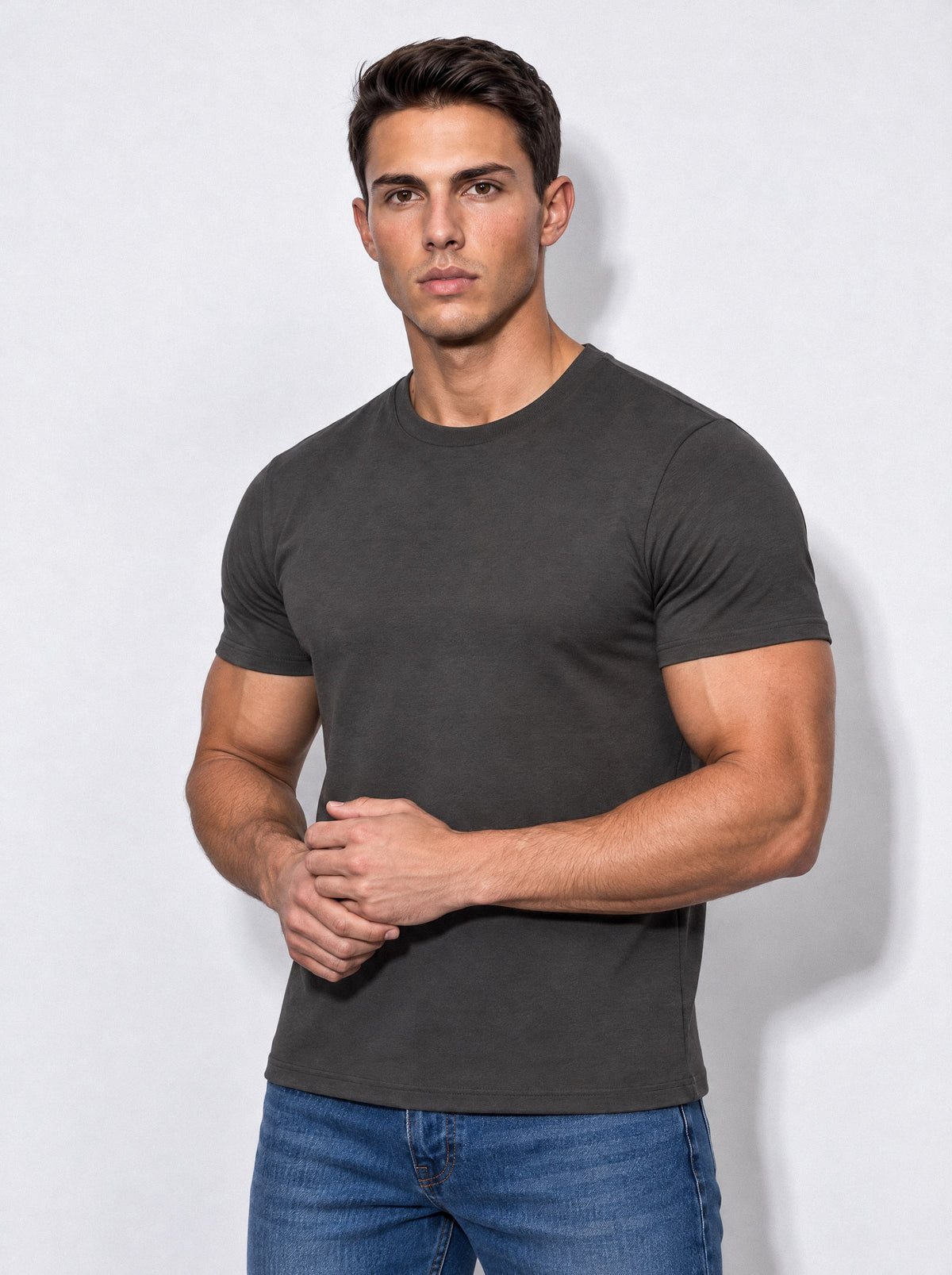 PREMIUM SLIM-FIT T-SHIRT | DARK GREY