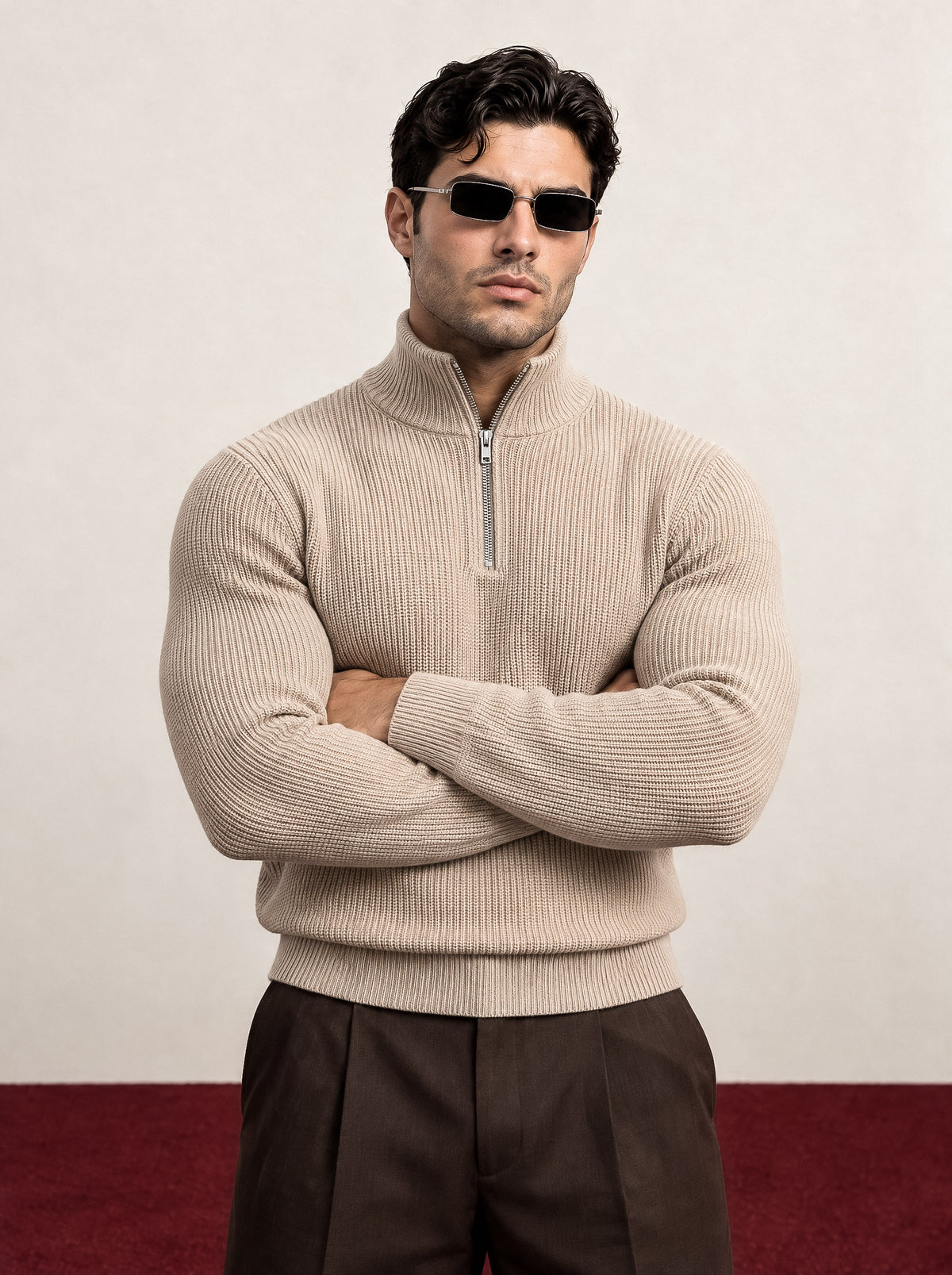 He wears size L – 185 cm tall