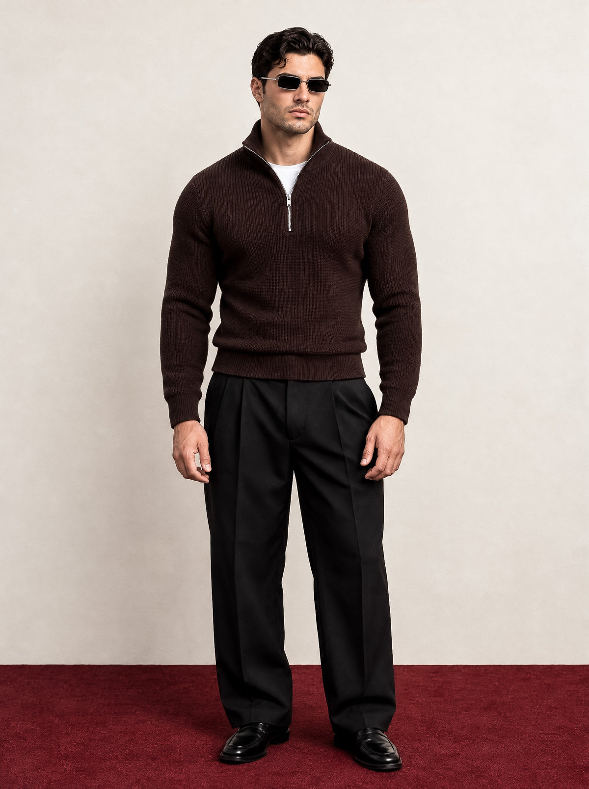 He wears size L – 185 cm tall