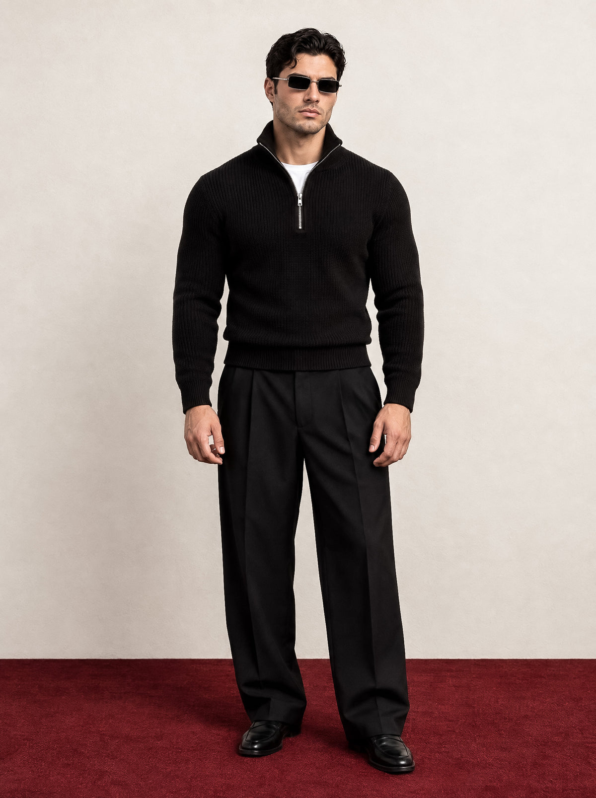 He wears size L – 185 cm tall